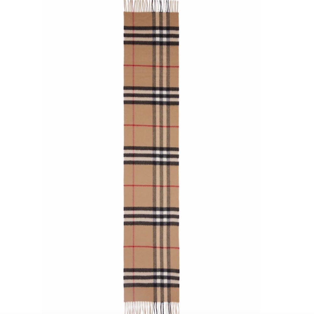 Burberry The Classic Giant Check Cashmere Scarf - Picture 7 of 7